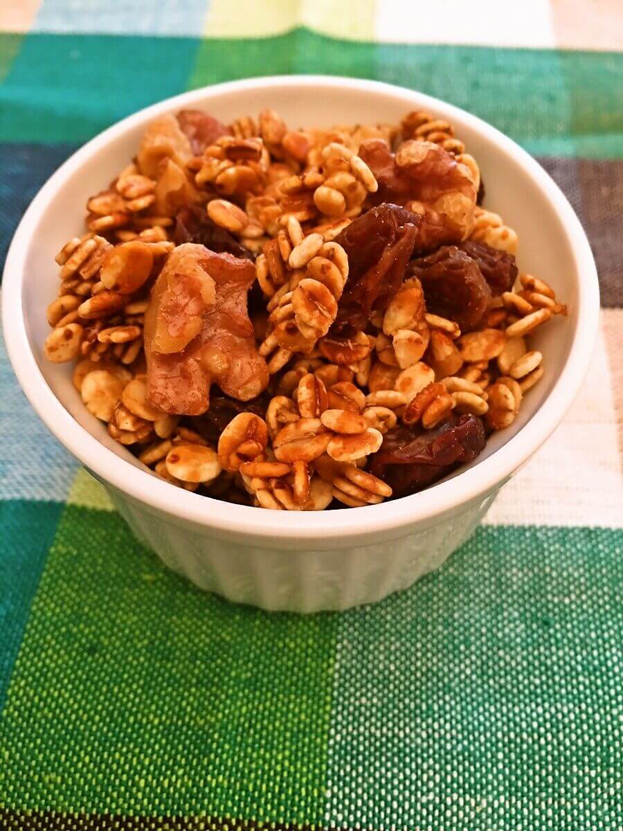 オーサワの押麦(五分搗き) 300g 押麦グラノーラ