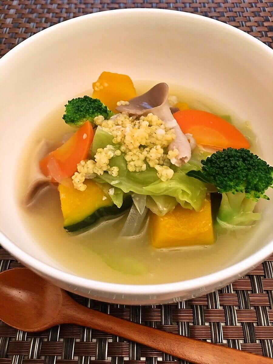 長野のもちきび 200g きび入り野菜スープ