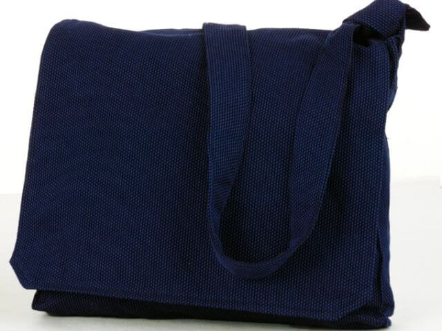 刺子織頭陀袋 濃紺 日本製